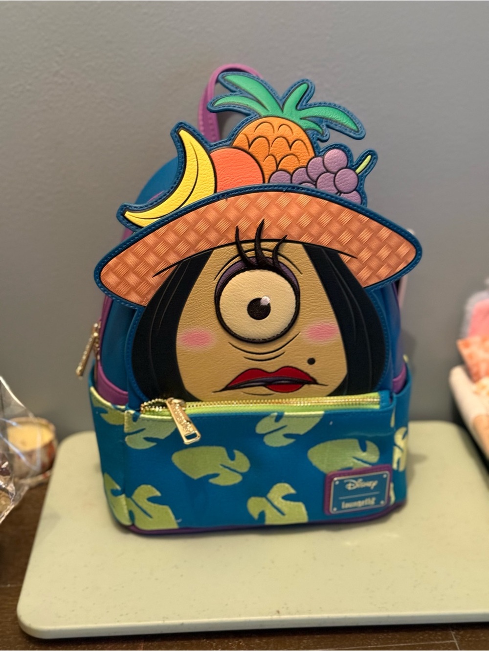 D23 Exclusive Lilo & Stitch Pleakley in Disguise Cosplay Mini Backpack